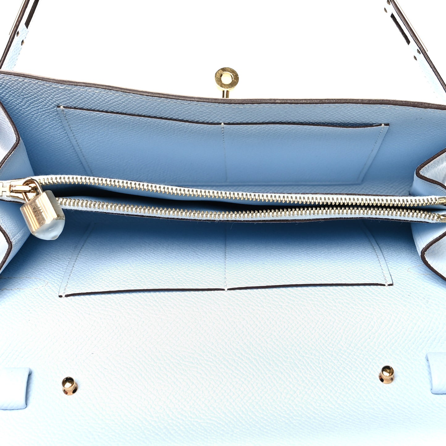 Epsom Kelly Wallet To Go Bleu Brume