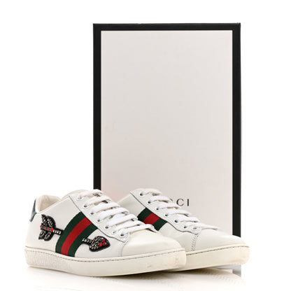 Gucci Calfskin Web Studded Womens Arrow Ace Sneakers 36.5 White 12 of 12