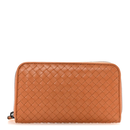 Bottega Veneta Nappa Intrecciato Zip Around Wallet Toscana 1 of 7