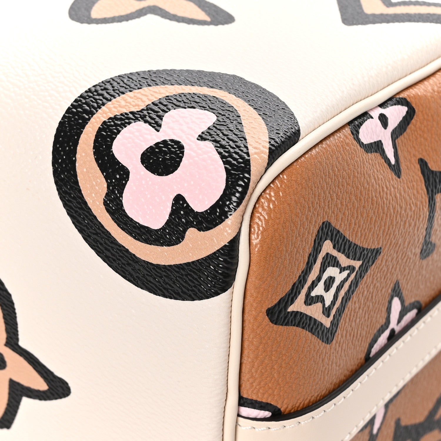 Louis Vuitton Monogram Giant Wild At Heart Speedy Bandouliere 25 Creme 9 of 11
