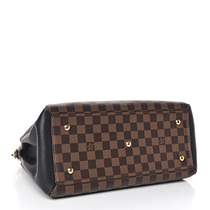 Louis Vuitton Cuir Taurillon Damier Ebene Normandy Black 4 of 11