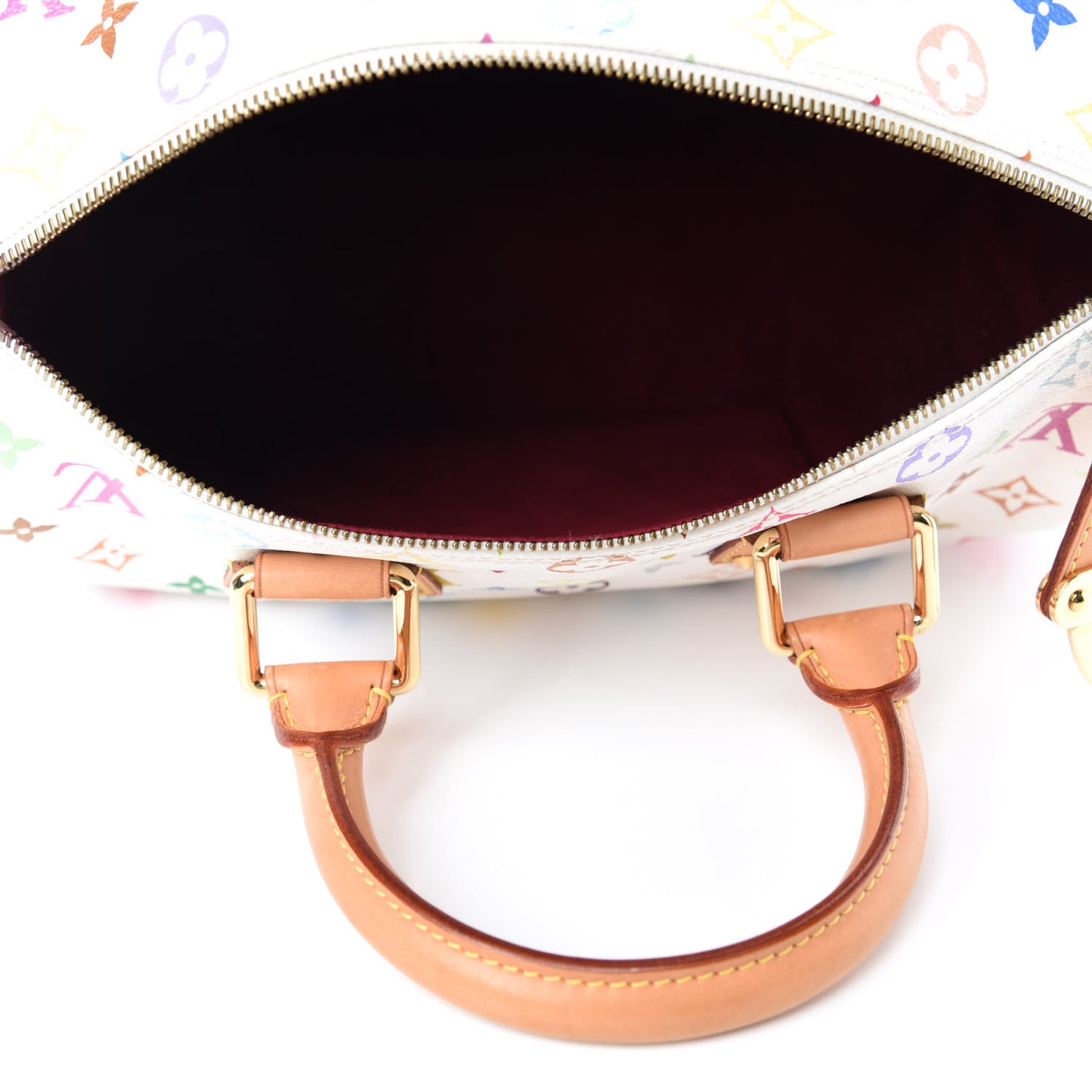 Monogram Multicolor Speedy 30 White