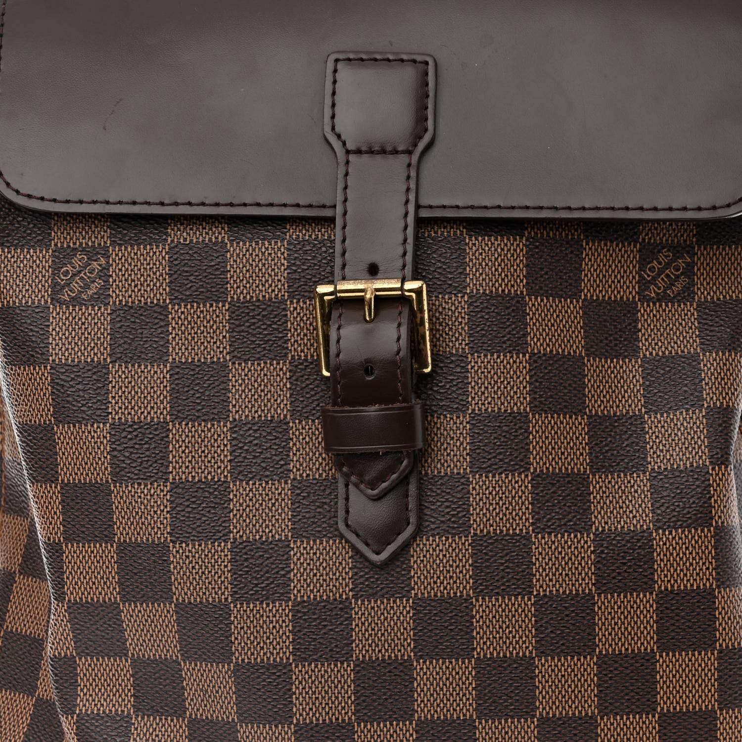 Louis Vuitton Damier Ebene Soho Backpack 7 of 10