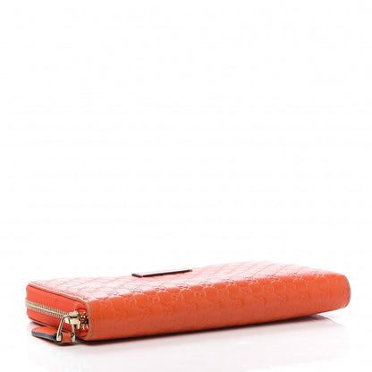 Gucci Microguccissima Zip Around Wallet Sun Orange 4 of 11