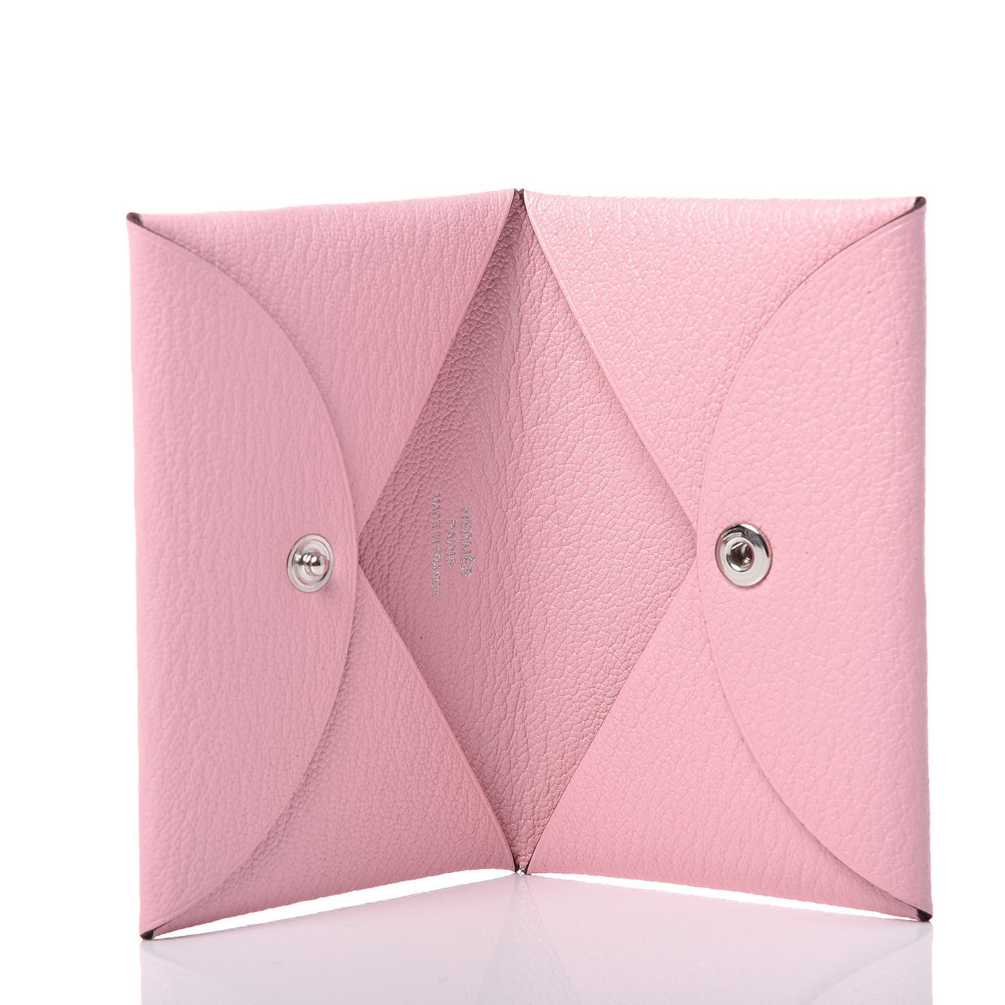 Chevre Mysore Calvi Card Case Rose Sakura