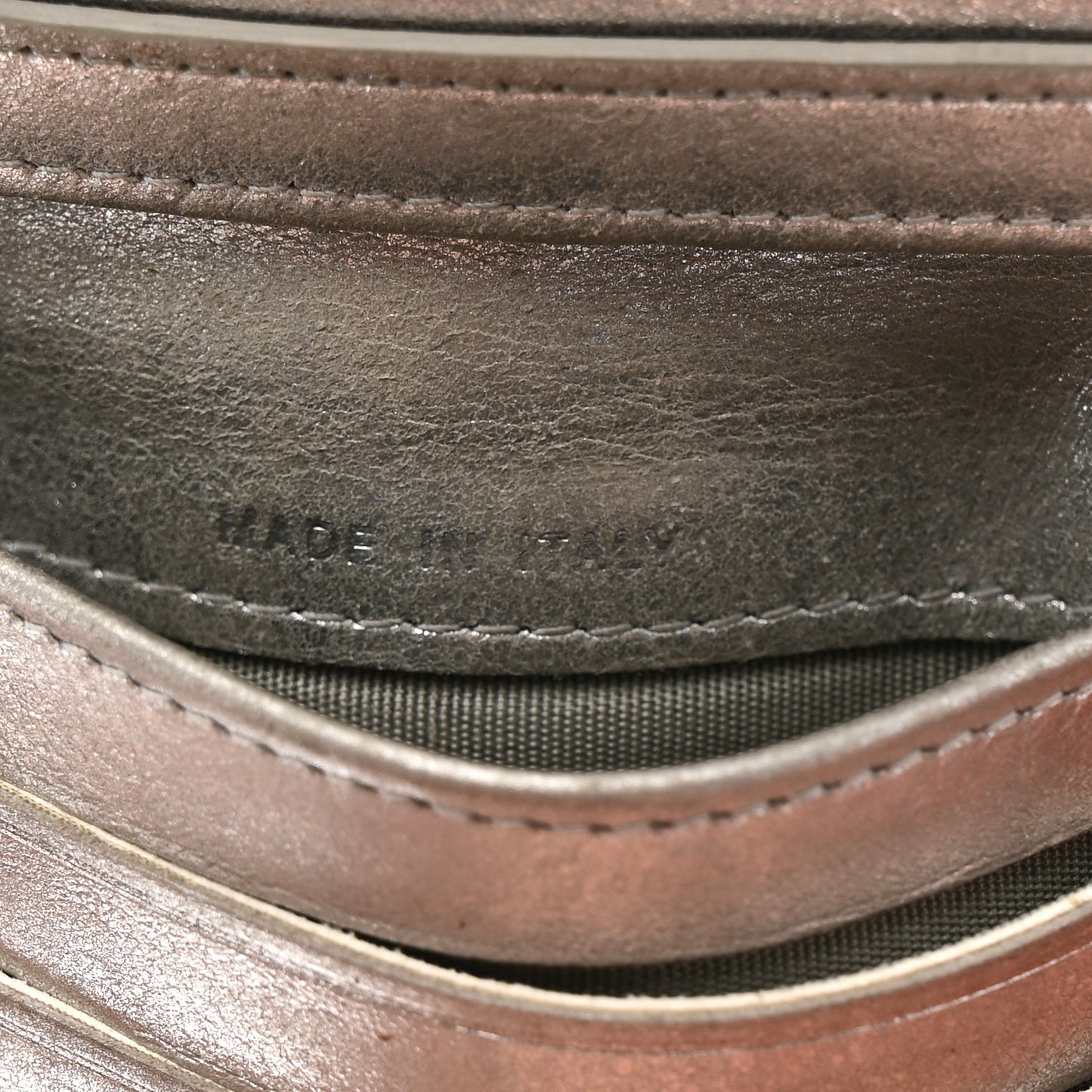 Calfskin Card Holder Black Silver