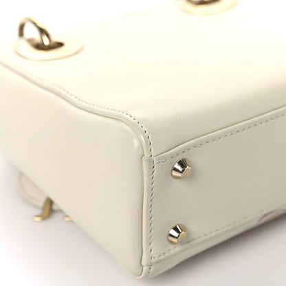 Christian Dior Calfskin Niki De Saint Phalle Dioramour Mini Supple Lady Dior White Multicolor 11 of 15
