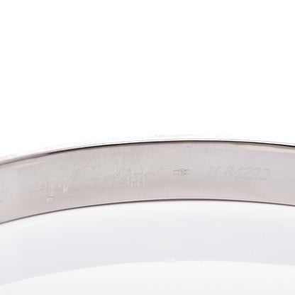 Cartier 18K White Gold LOVE Bracelet 16 6 of 6