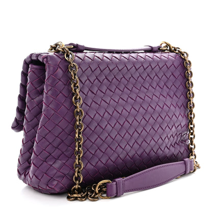 Bottega Veneta Nappa Intrecciato Small Olimpia Shoulder Bag Byzantine 4 of 12