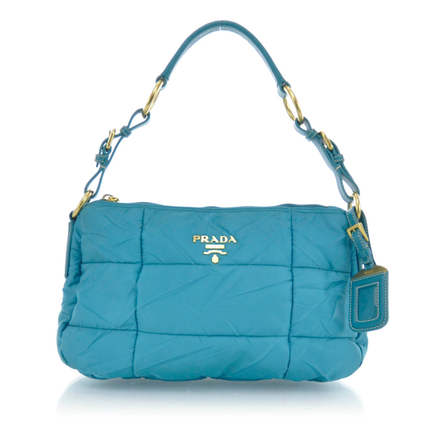 Tessuto Nylon Quilted Shoulder Bag
