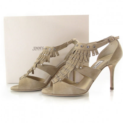 Jimmy Choo Fringe Suede Heels 37 4 of 7