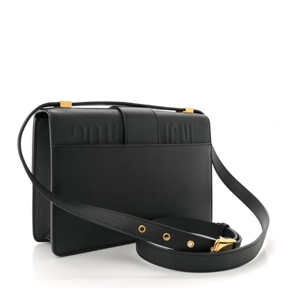 Christian Dior Grained Calfskin 30 Montaigne Flap Bag Black 2 of 11