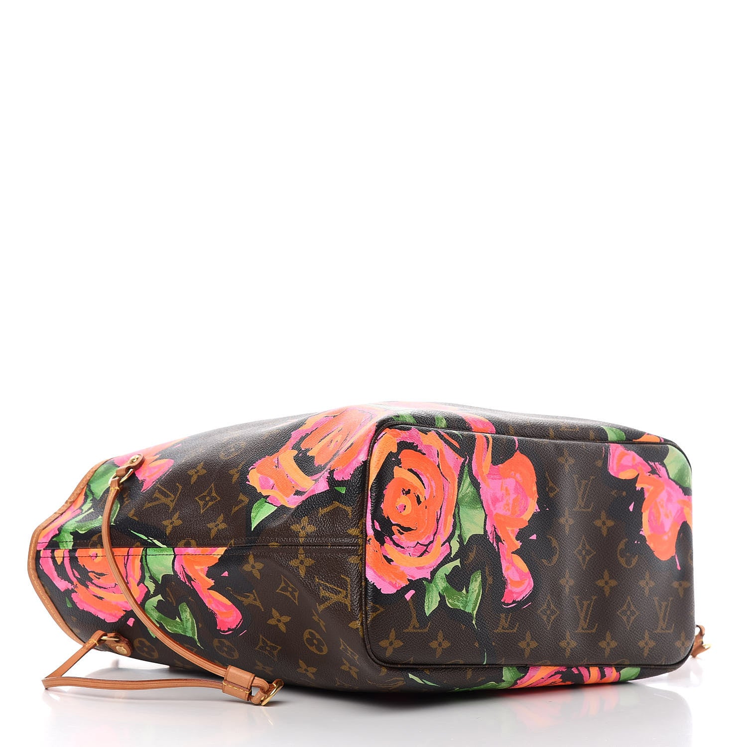 Louis Vuitton Monogram Roses Neverfull MM 4 of 9