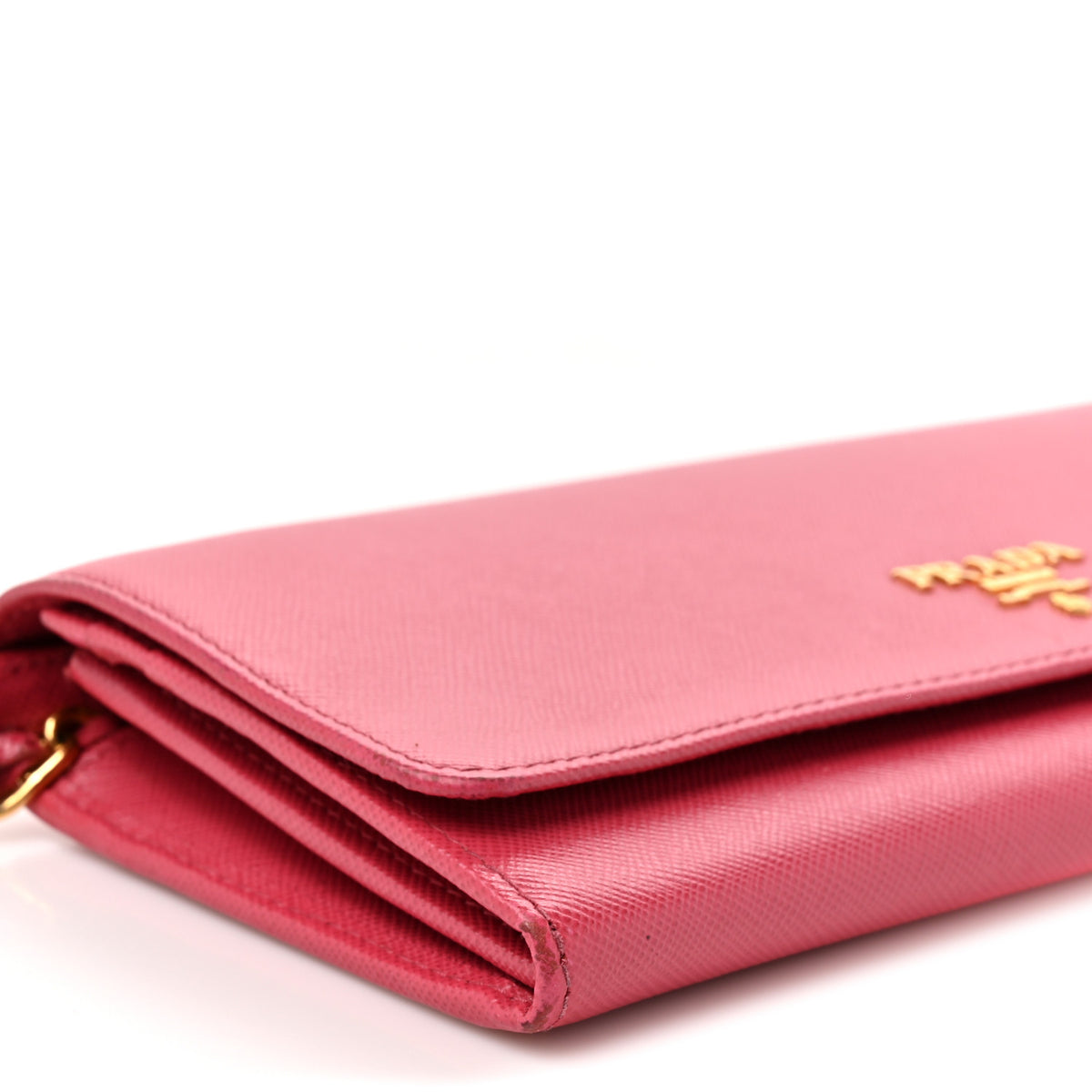Saffiano Wallet on Chain Peonia