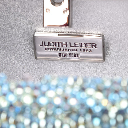 Judith Leiber Swarovski Crystal Miniaudiere Clutch Blue 8 of 9