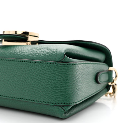 Gucci Dollar Calfskin Interlocking G Crossbody Bag Emerald 10 of 10