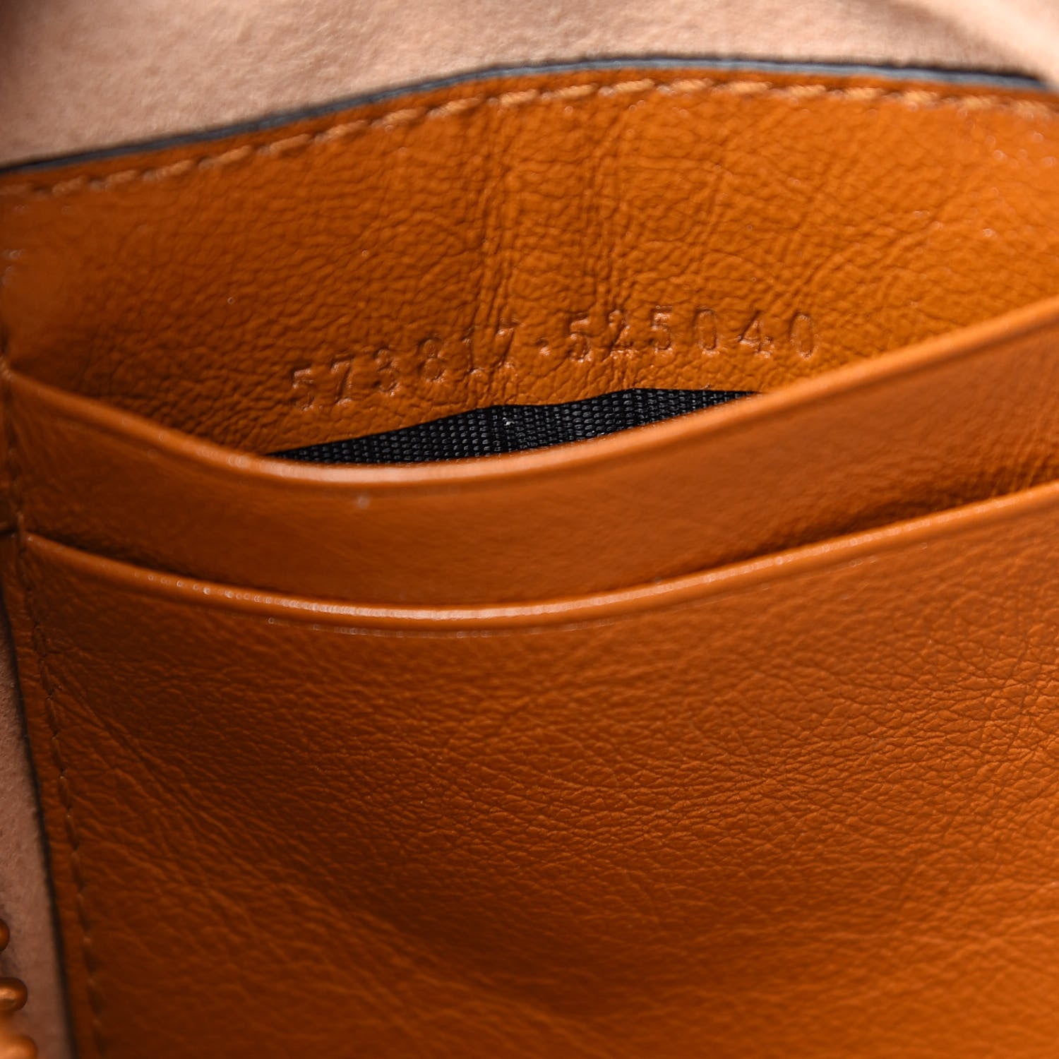 Gucci Vintage Effect Calfskin Matelasse Diagonal Mini Torchon GG Marmont 2.0 Bucket Bag Cognac 8 of 11