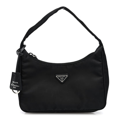 Prada Tessuto Nylon Mini Re-Edition 2000 Bag Black 1 of 10