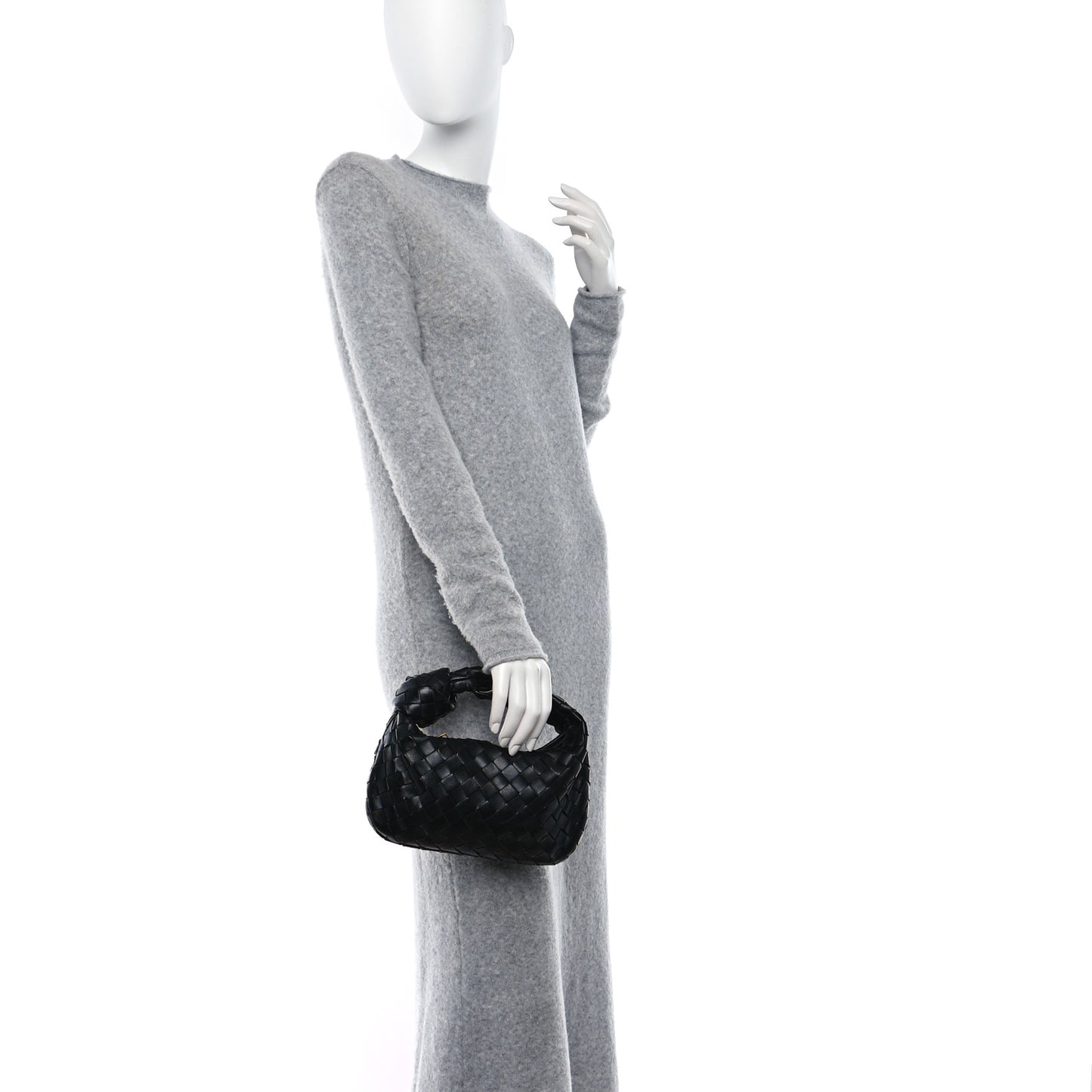 BOTTEGA VENETA Nappa Intrecciato Mini Jodie Black