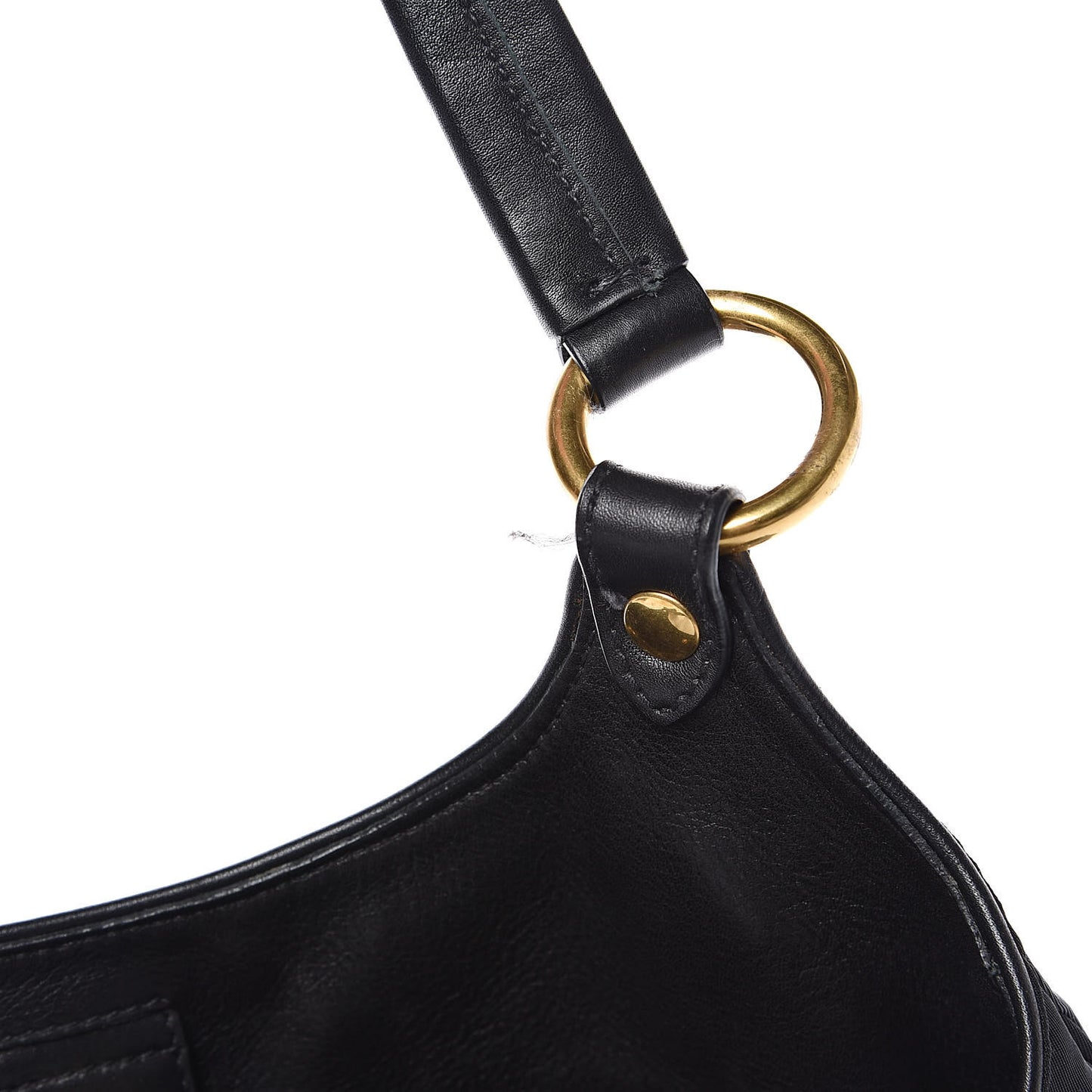 Tessuto Nylon Soft Calfskin Tote Black