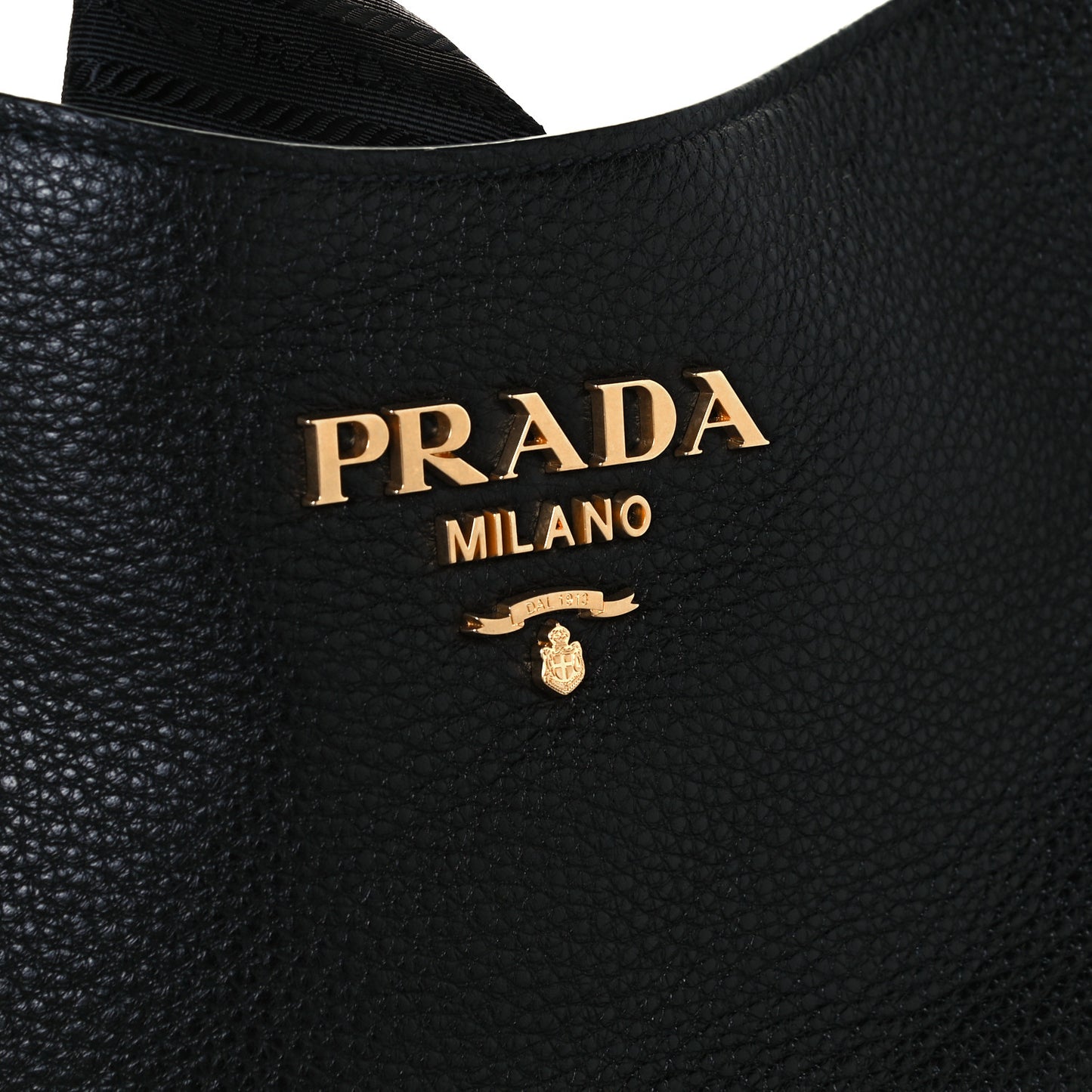 Vitello Daino Hobo Messenger Bag Black