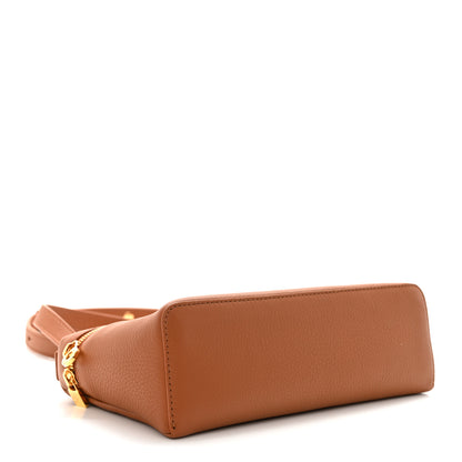 Loro Piana Grained Calfskin L19 Extra Pocket Pouch Warm Tan 4 of 11