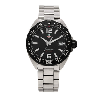 Tag Heuer Stainless Steel 41mm Formula 1 Quartz Watch Black WAZ1110 1 of 5