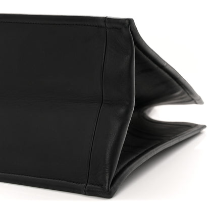 Christian Dior Calfskin Embossed Medium Book Tote Black 9 of 13