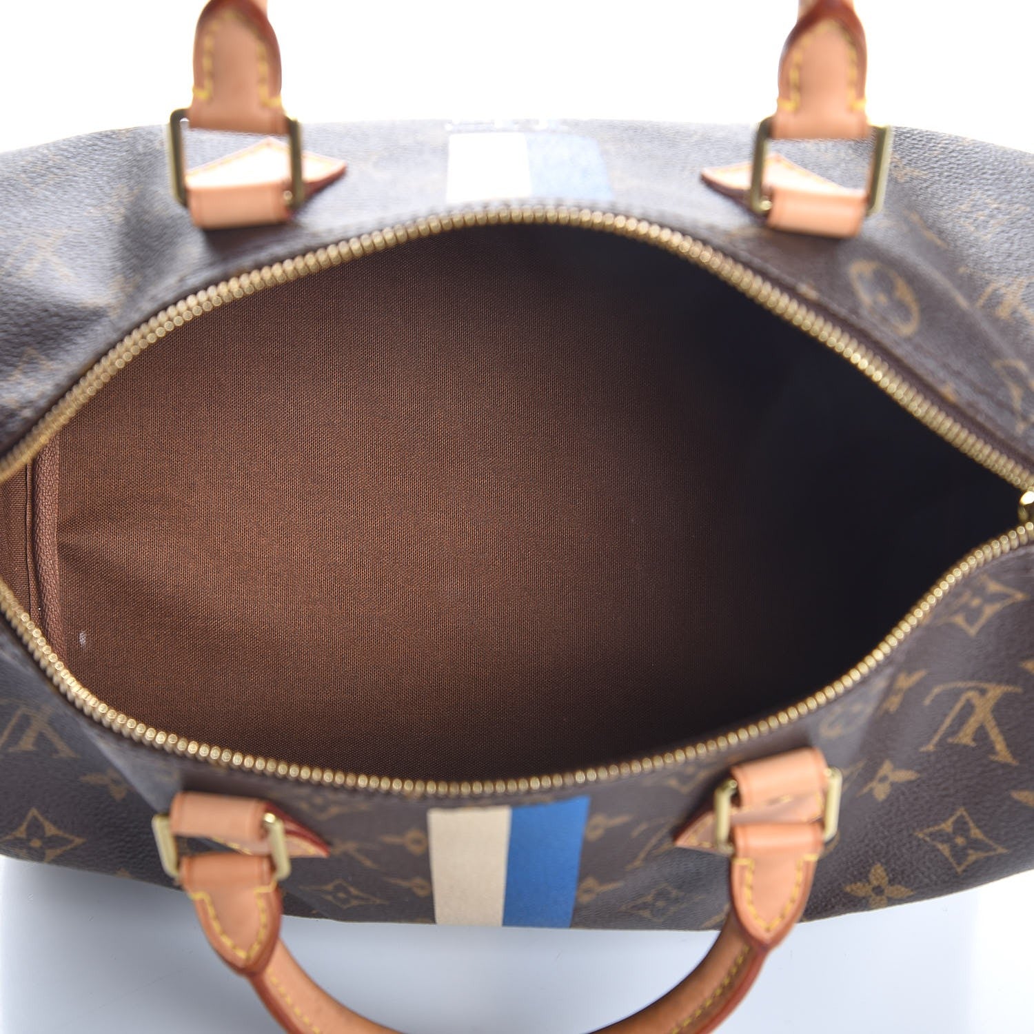 Louis Vuitton Monogram My LV Heritage Speedy 30 Blue De France Ivory 5 of 11