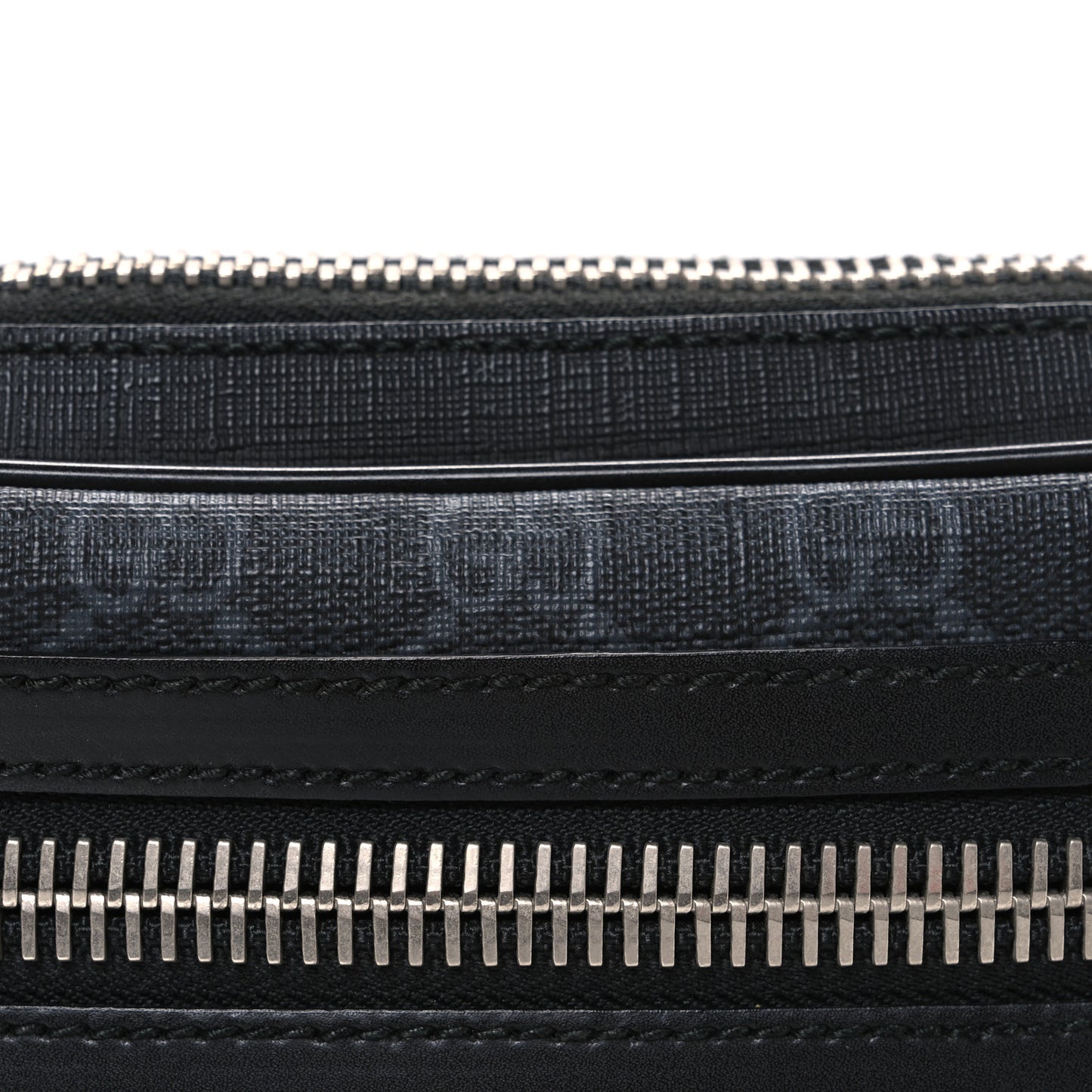 Soft GG Supreme Monogram Web Belt Bag Black Grey