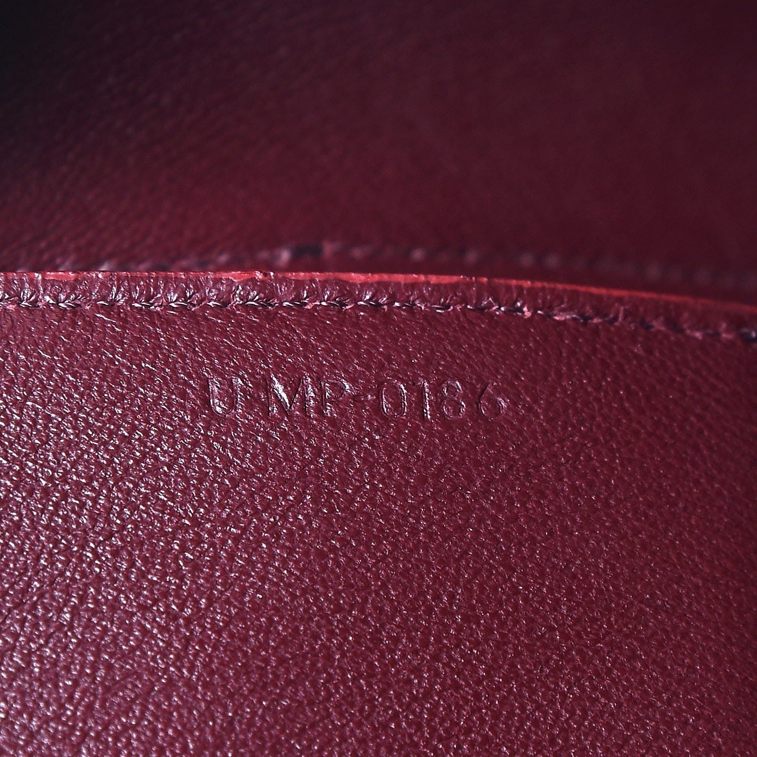 Celine Natural Calfskin Mini Belt Bag Burgundy 8 of 15