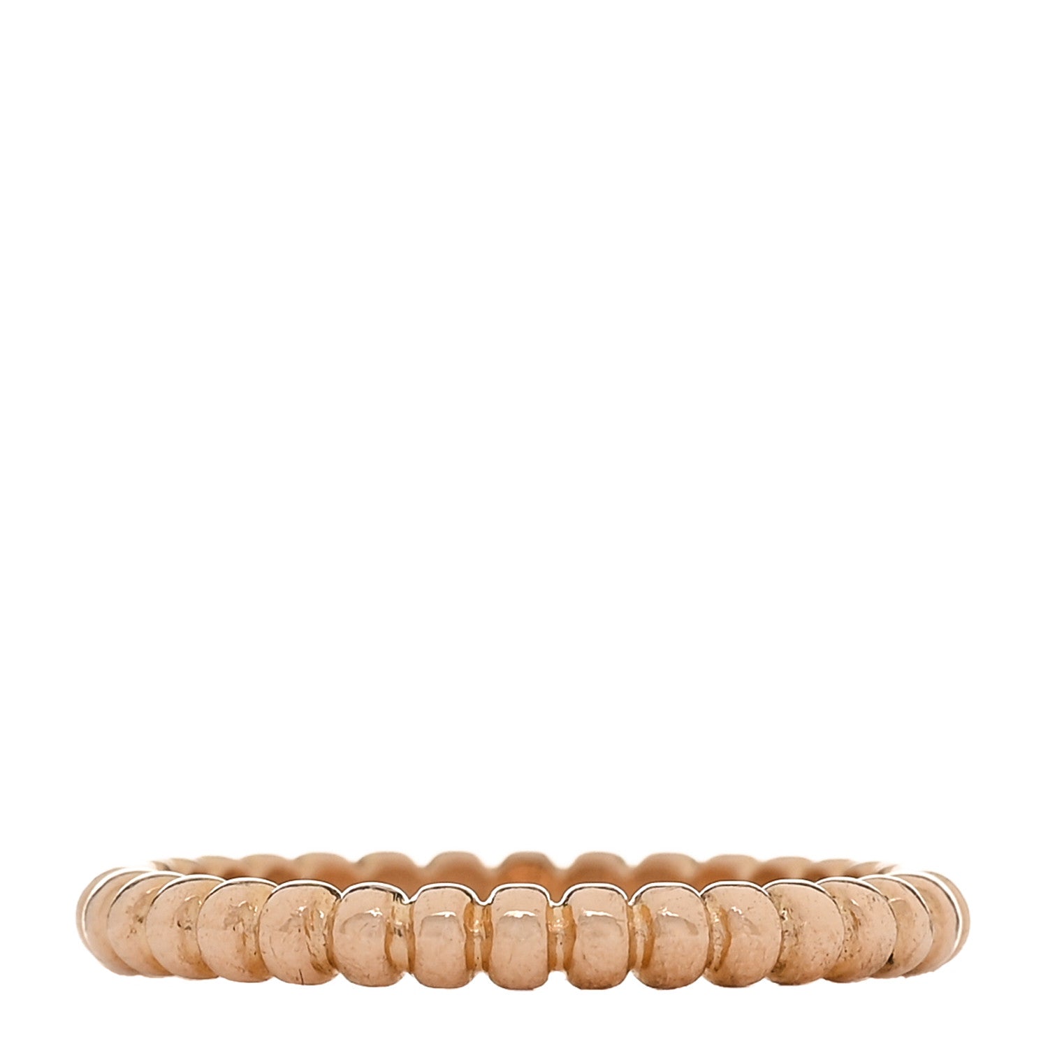 Van Cleef & Arpels 18K Rose Gold Small Perlee Ring 48 4.5 3 of 5
