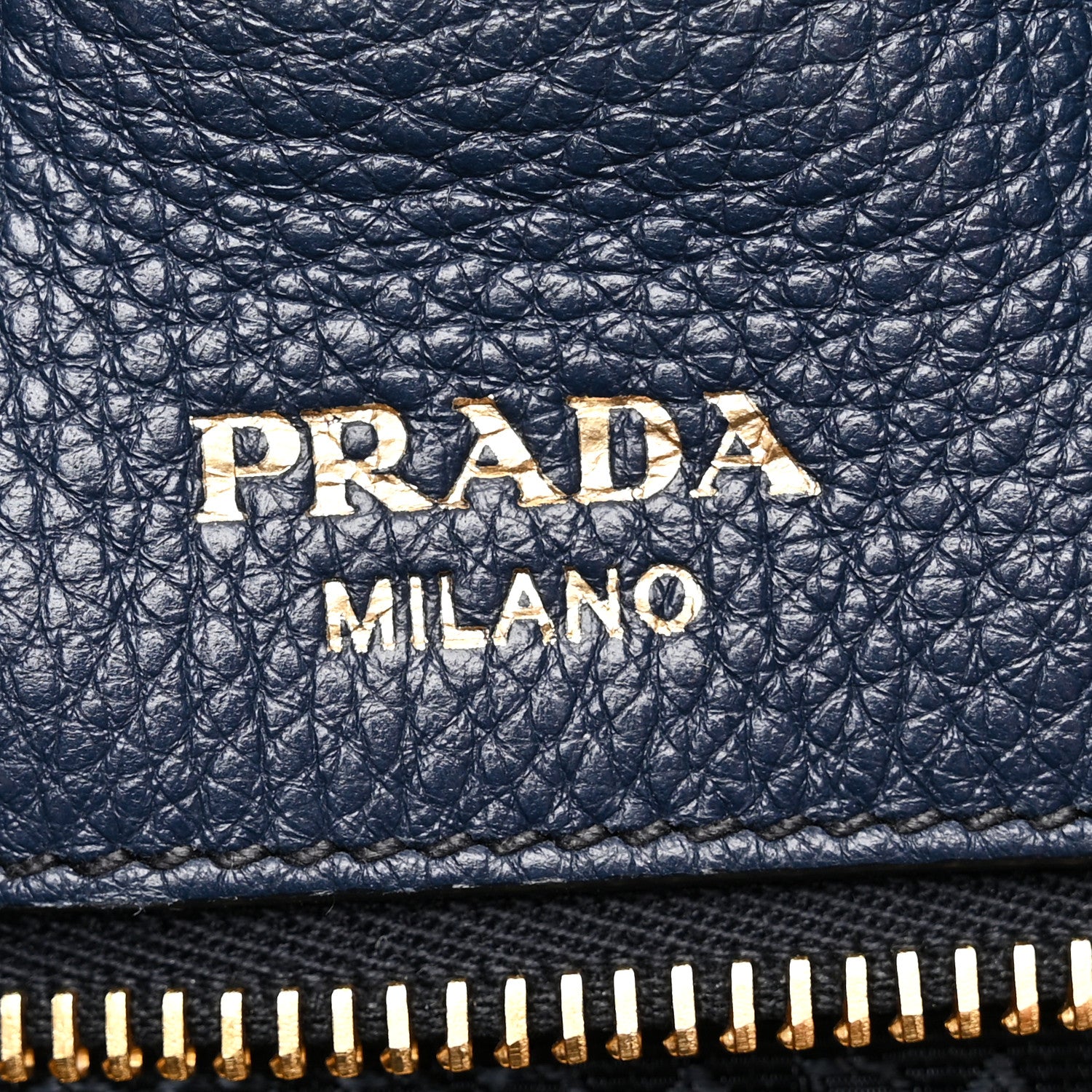 Prada Vitello Daino Pocket Shopping Tote Baltico 6 of 11