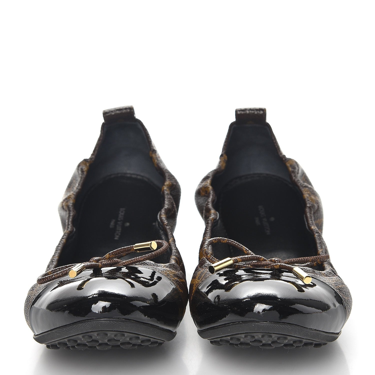 Louis Vuitton Monogram Flirty Ballerina Flats 42 Black 3 of 8