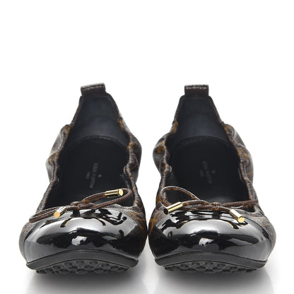 Louis Vuitton Monogram Flirty Ballerina Flats 42 Black 3 of 8