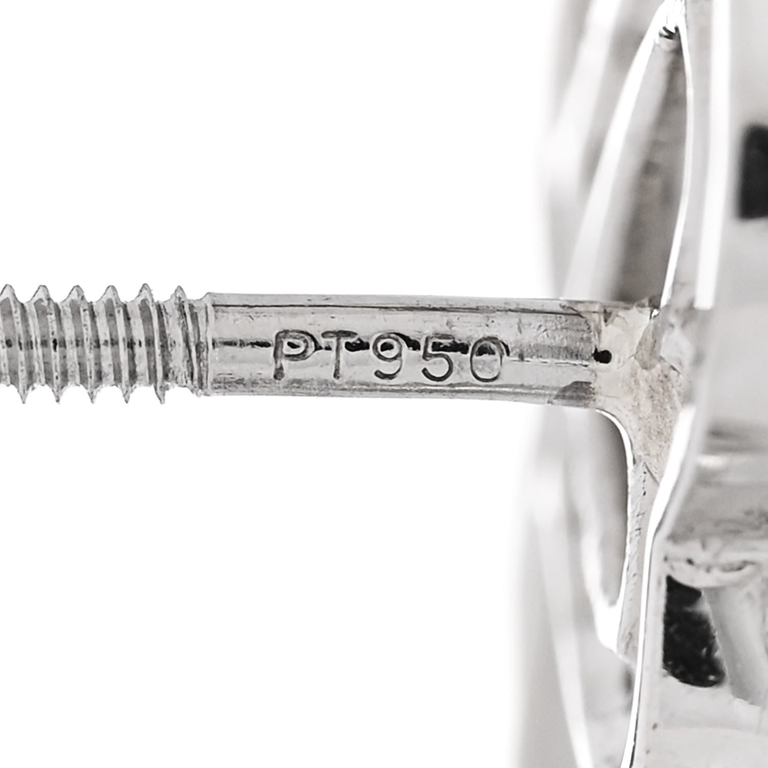 Tiffany Platinum Diamond Loving Heart Earrings 5 of 6