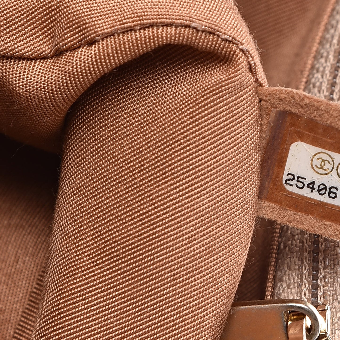 Calfskin Quilted XXL Travel Flap Bag Camel