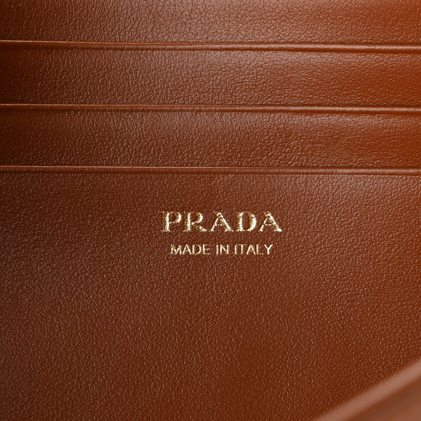 Vitello Flap Wallet With Braided Strap Cognac