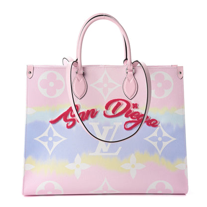 Louis Vuitton Monogram Escale San Diego Onthego GM Pastel 1 of 9