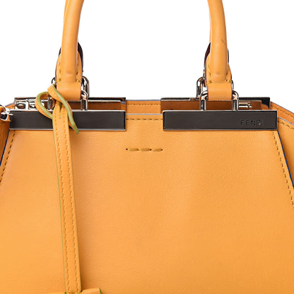 Fendi Vitello Dolce Mini 3Jours Tote Miel 9 of 9