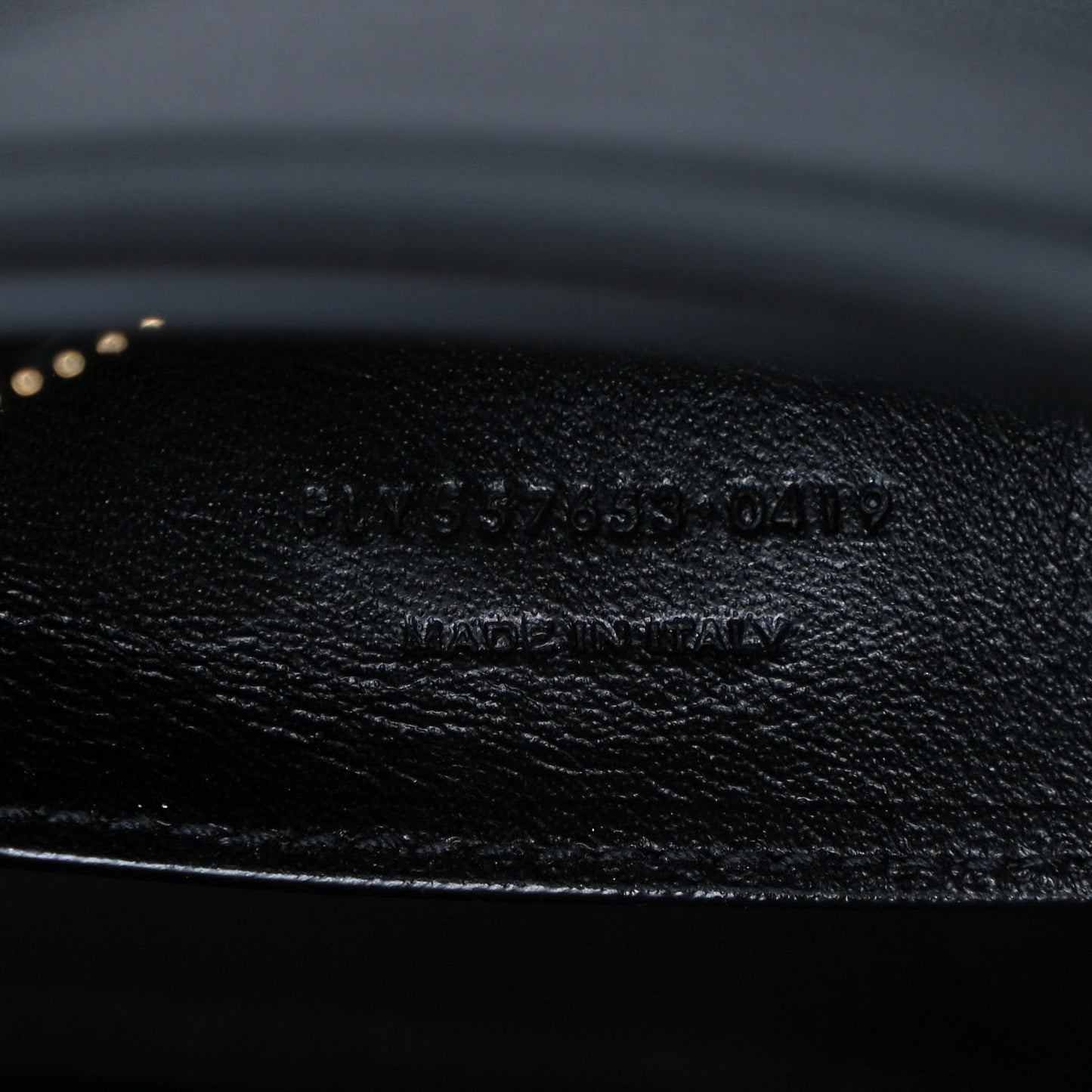 Shiny Calfskin Medium Uptown Tote Black