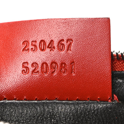 Gucci Calfskin Diamante Embossed Key Case Red 7 of 8