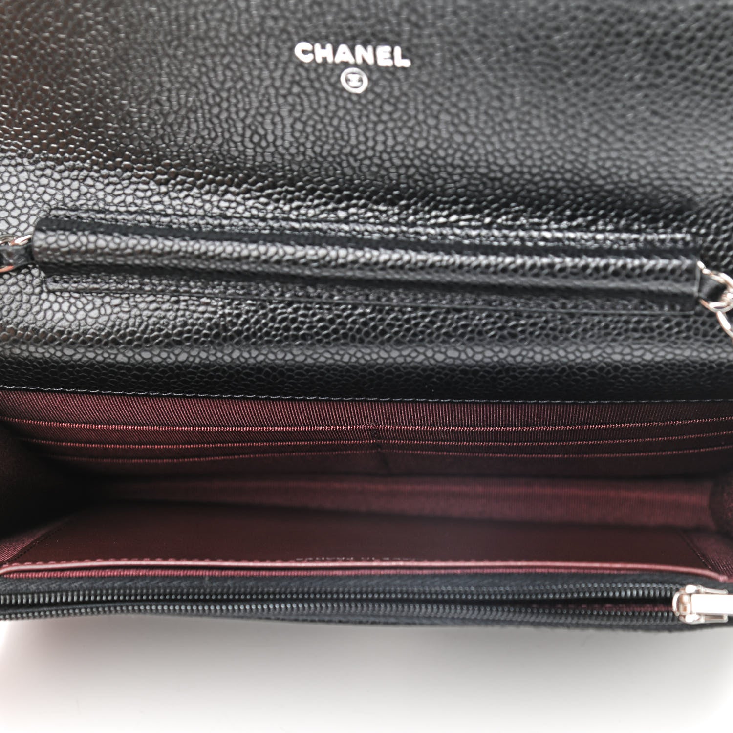 Chanel Caviar Quilted Wallet On Chain WOC Black 5 of 10