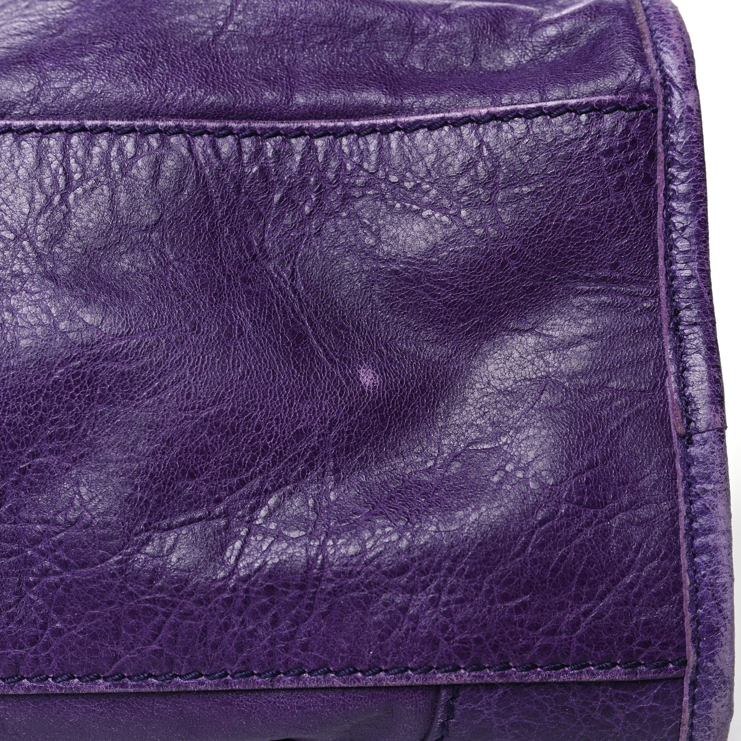 Balenciaga Agneau Giant 12 Silver Hardware City Dark Violet 13 of 16