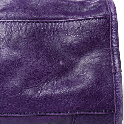 Balenciaga Agneau Giant 12 Silver Hardware City Dark Violet 13 of 16