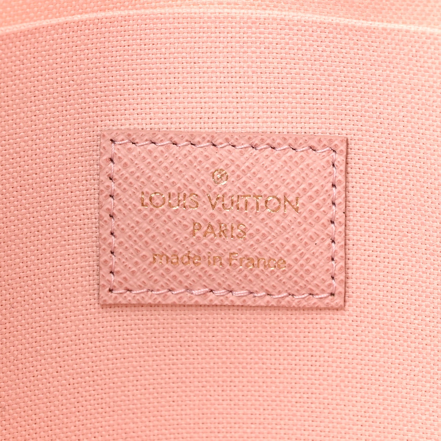 Louis Vuitton Damier Azur Pochette Felicie Chain Wallet Rose Ballerine 8 of 11