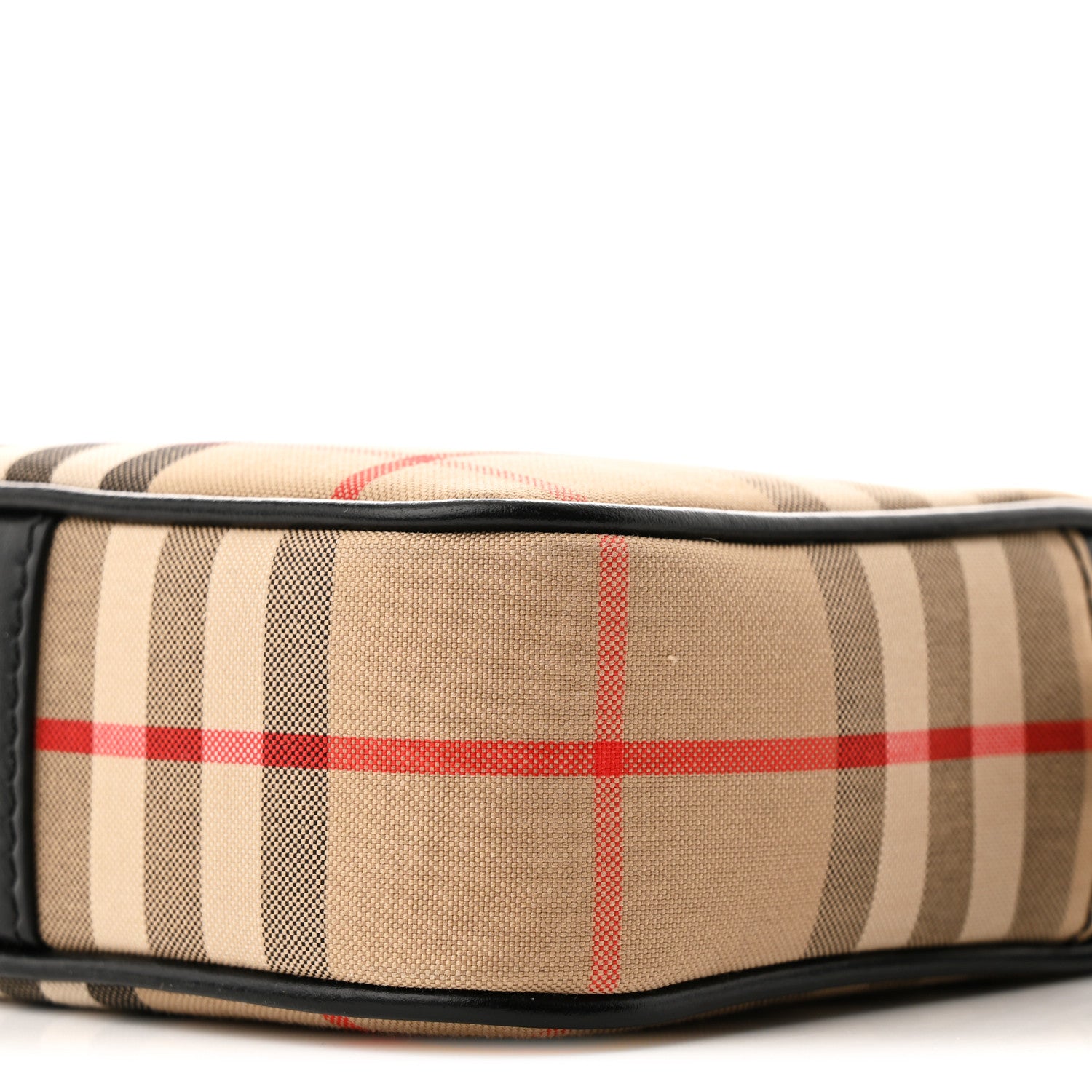 Burberry Calfskin Vintage Check Small Camera Bag Archive Beige 10 of 10