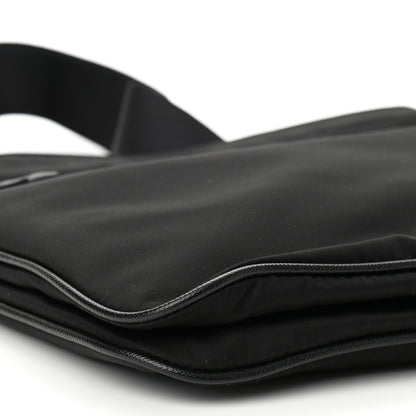 Prada Tessuto Nylon Messenger Bag Black 7 of 8