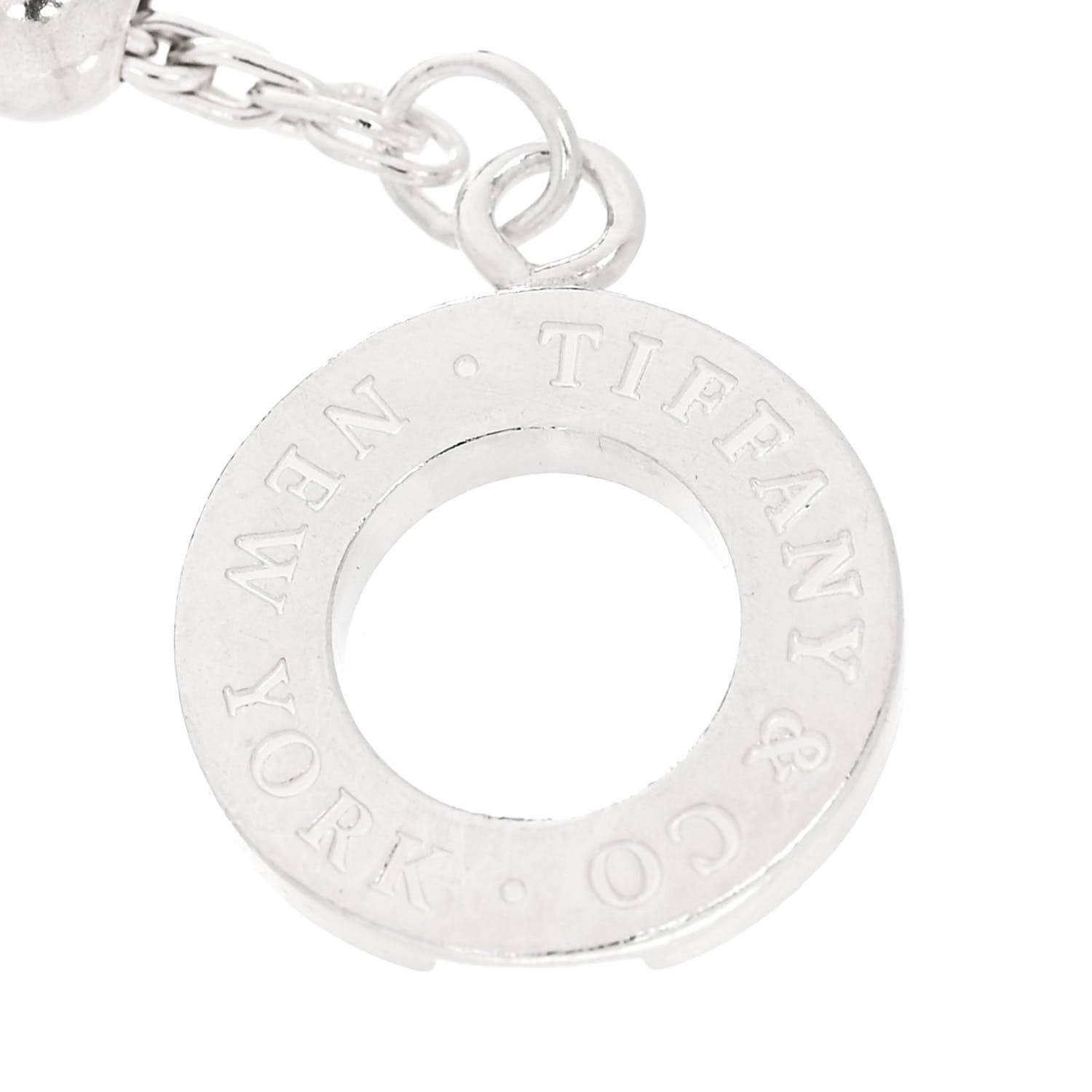 Tiffany Sterling Silver 4mm Beads Toggle Bracelet 3 of 4