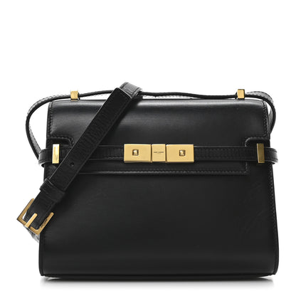 Saint Laurent Smooth Calfskin Mini Manhattan Shoulder Bag Black 1 of 9